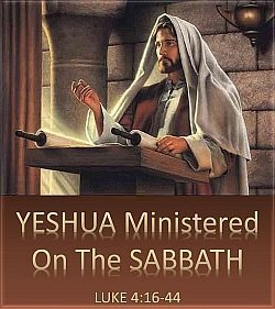 Yeshua ministered on the Sabbath.