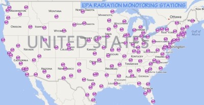 EPA Radiation Monotoring Stations Map