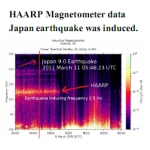 HAARP Japan earthquake data