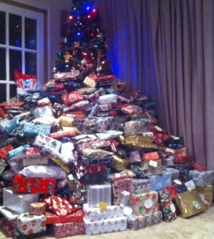 That's a lot of gifts!