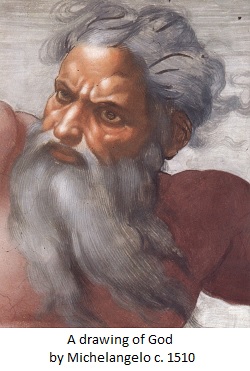 Michelangelo's depiction of God