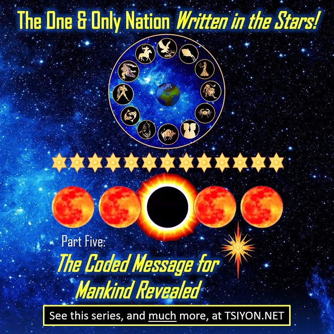 The Coded Message for Mankind Revealed - Todays Video Message available at tsiyon.net click to read this weeks Tsiyon News letter