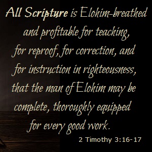 All Scripture!