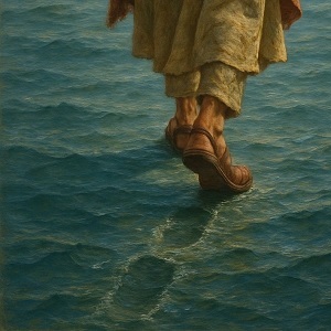 In His steps