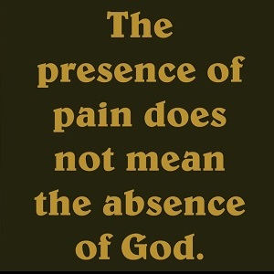 God was there.