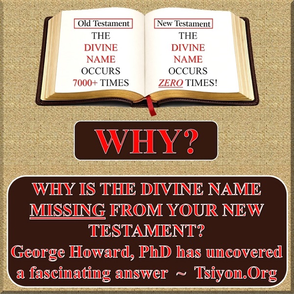 The Missing Divine Name