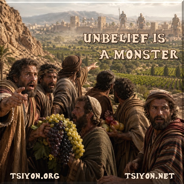 Unbelief is a monster