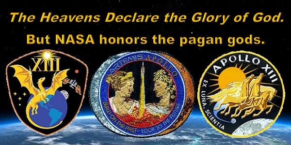 NASA honors pagan gods.