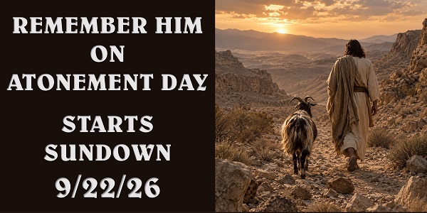 Remember Him on Atonement Day
